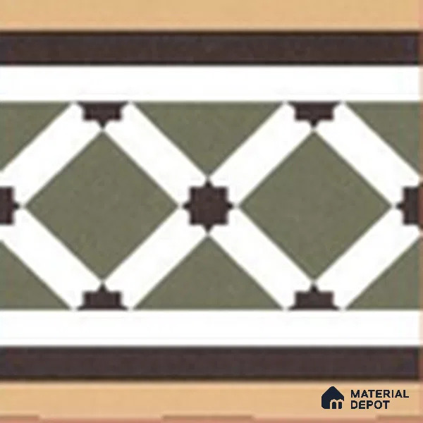 M-10178 Moroccan 300x300 mm Wall & Floor Ceramic Carpet Tile - 7.5 mm (Sample)